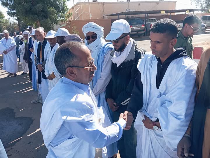 الوالي الجديد لولاية تيرس زمور السيد الطيب ولد محمد محمود يستلم مهامه رسميا
